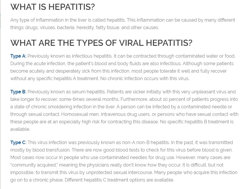 Gi Endoscopy Practice Treatment Plan To Cure All Types Of Hepatitis