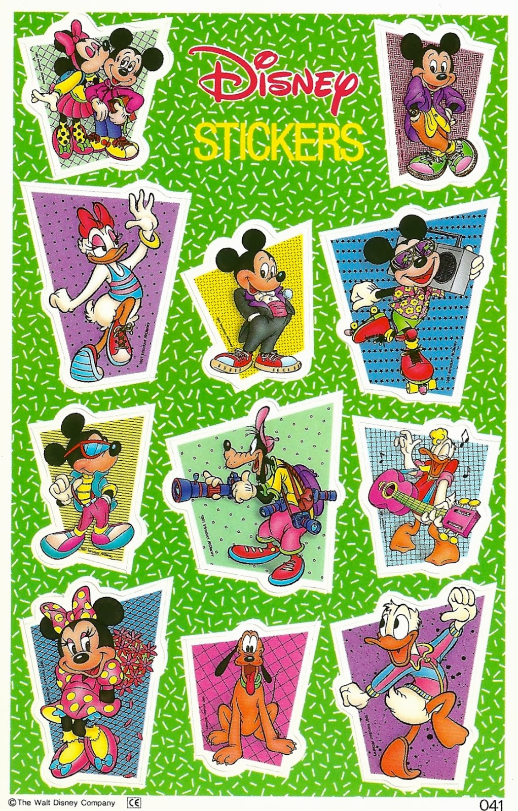 My Favorite Disney Postcards Two Disney Postcards That are Stickers on
