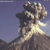 Dramatico vídeo del volcán de Colima de México, (Time Lapse)
