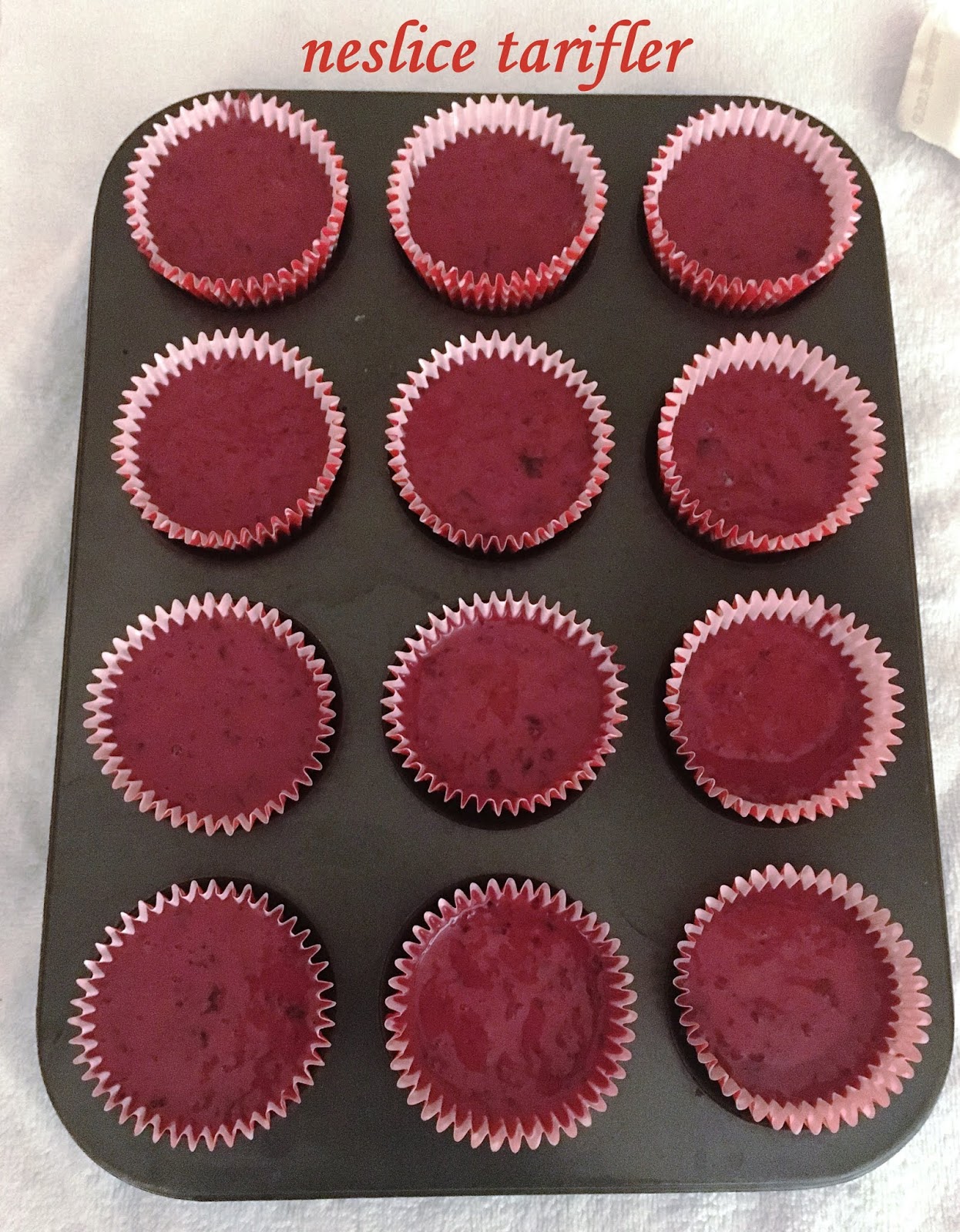 Neslice Tarifler ♪♫♪ ! Kırmızı Pancarlı Muffin