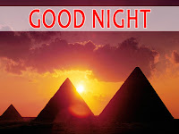 good night message, pyramid image for lovers to wishing good night