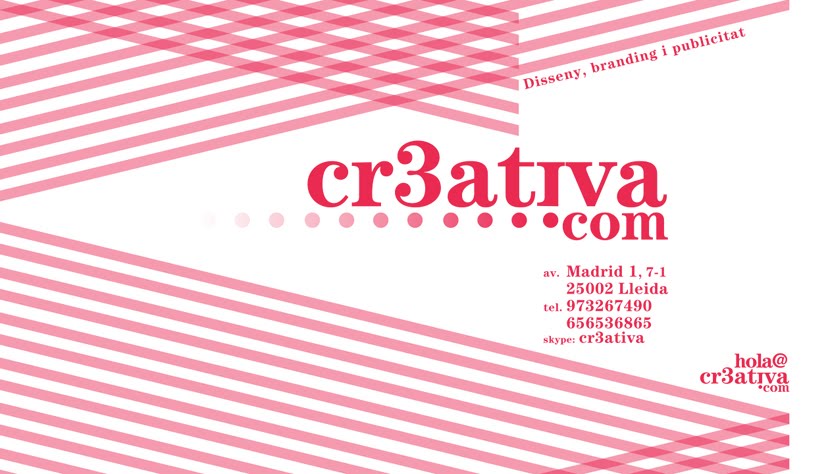 CR3ATIVA "Disseny, Branding i Publicitat" Montse Pociello · Lleida ·
