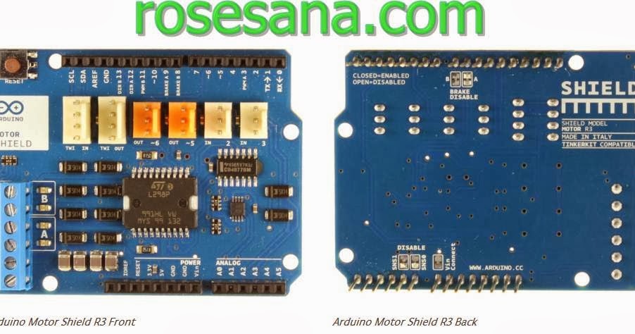 2R Hardware & Electronics: Arduino Motor Shield R3