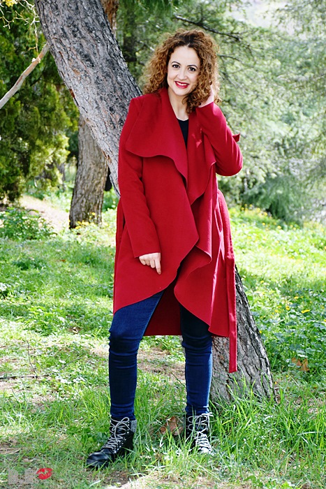 Outfit-abrigo-rojo-shein-3
