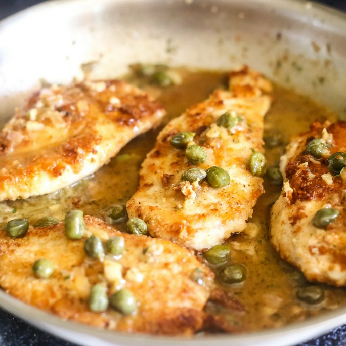 The Low Carb Diabetic Lemon Chicken Piccata Low Carb