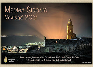 Cartel Belén Viviente en Medina Sidonia (Cádiz) 2012