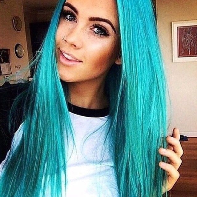 Turquoise Hair