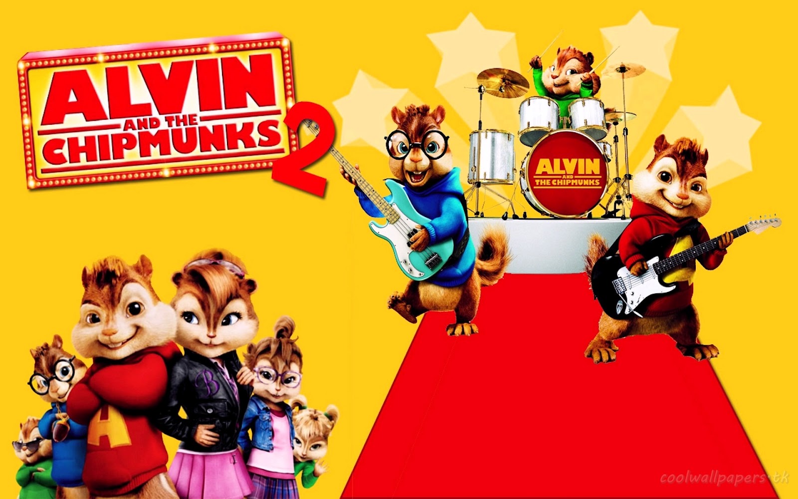 Alvin and the chipmunks names of characters