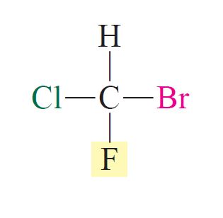 Asymmetric carbon atom examples