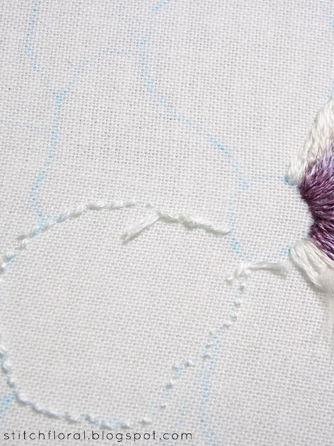 How to finish thread in hand embroidery