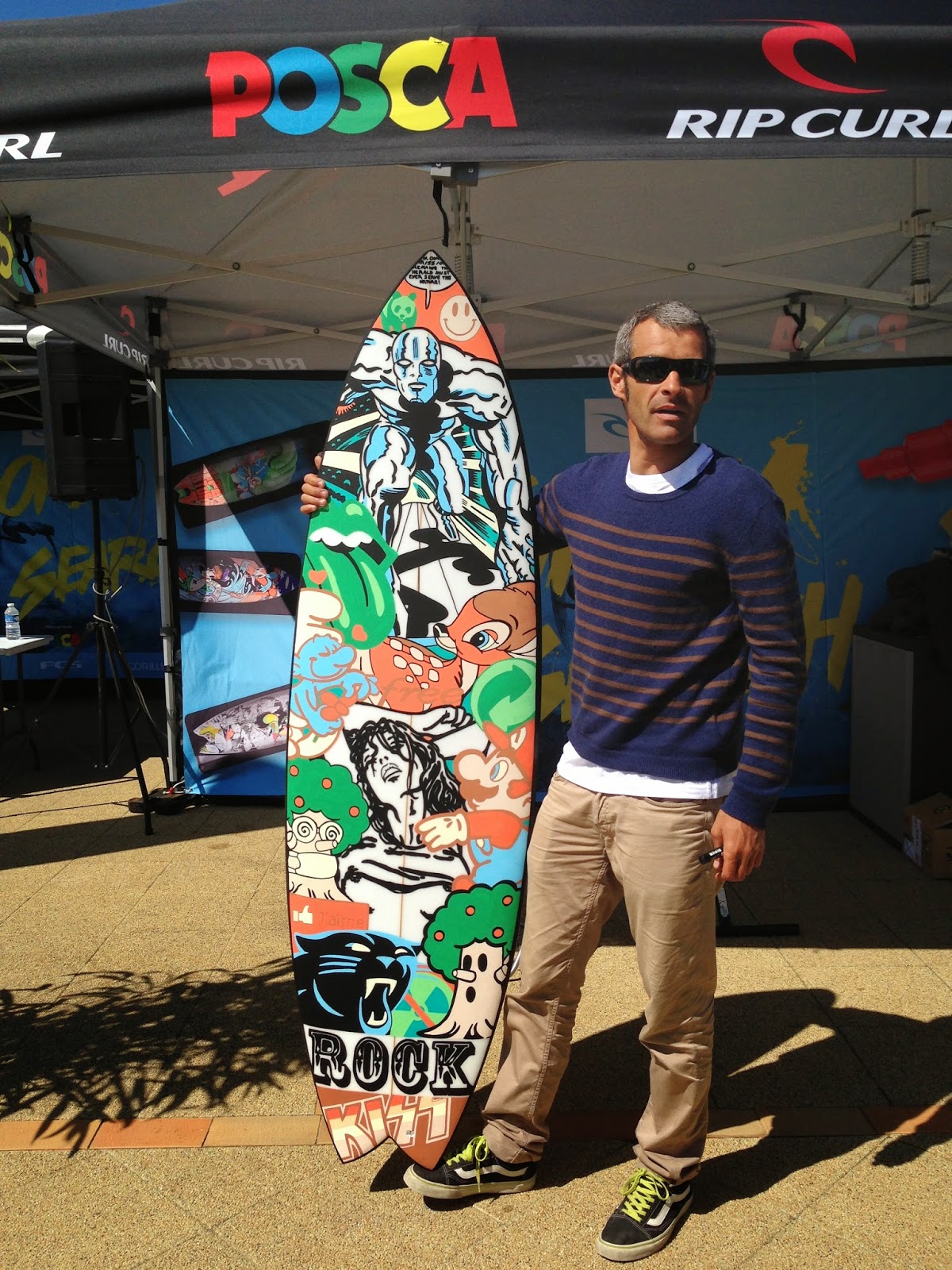 charlie philippon: Customisation en live d'une planche de surf pour ...