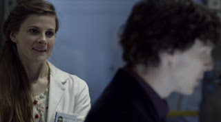 Loo Brealey as Molly Hooper with Benedict Cumberbatch in BBC Sherlock Loo Brealey as Molly Hooper with Benedict Cumberbatch in BBC Sherlock
