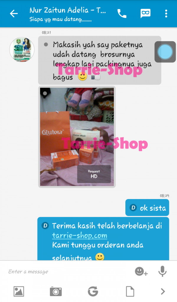 Testimoni Customer Tarrie Shop Testimoni Customer Tarrie Shop