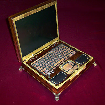 Ordenador Portatil Steampunk Ordenador Portatil Steampunk