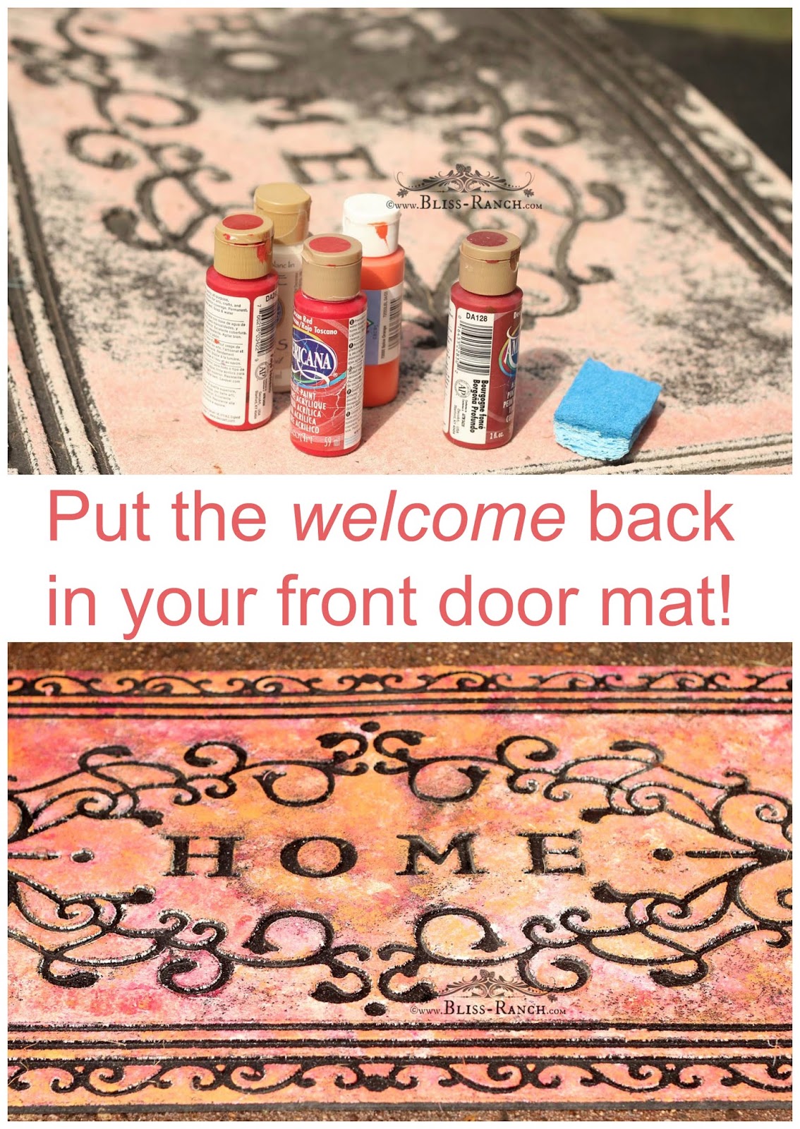 Bliss Ranch Readers Share Their Painted Door Mats