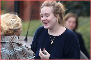 Adele in public for the first time
