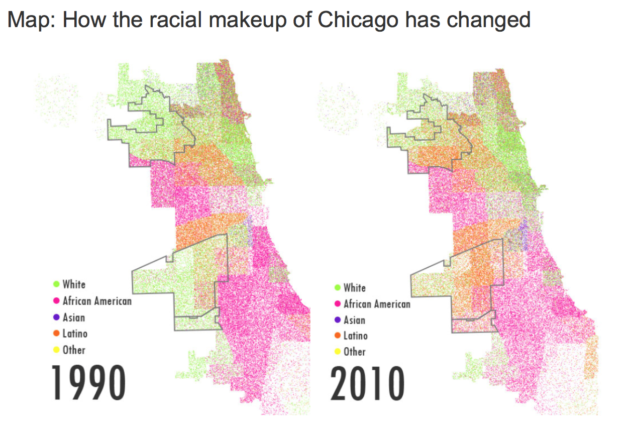Ramzi's Maps Population Density Change in Chicago