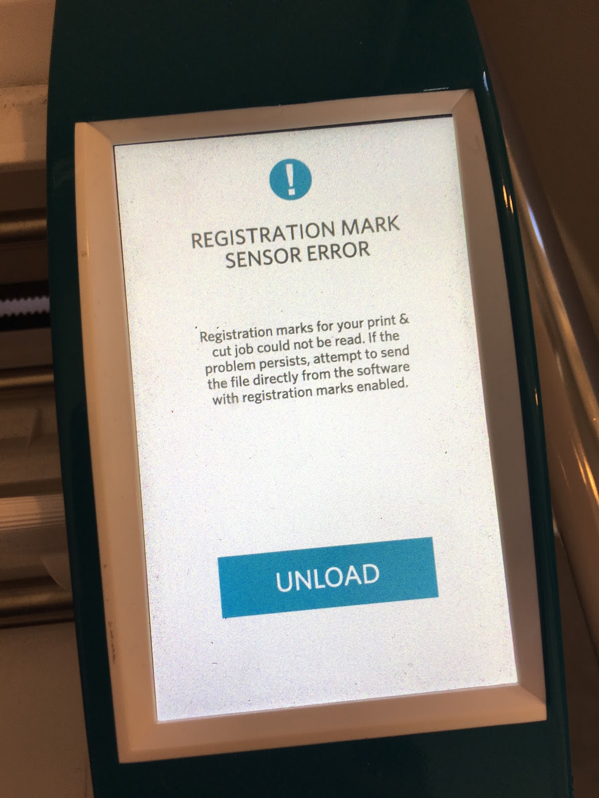 Easily Fix a Silhouette Registration Mark Sensor Error Silhouette School