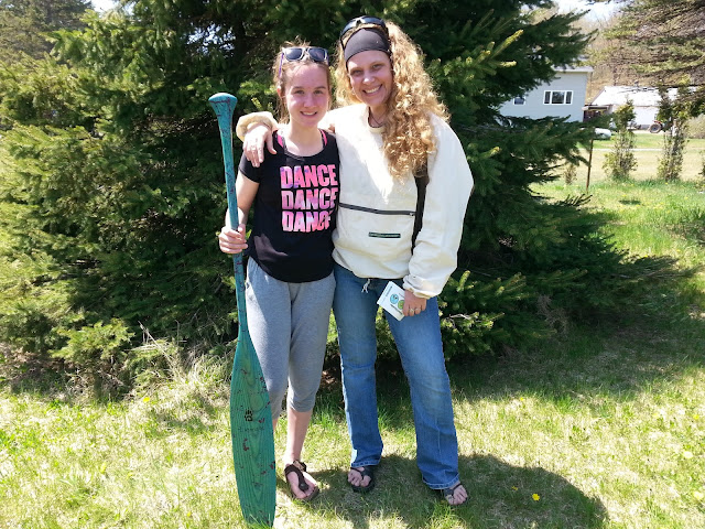 Meeting Fiona of Badger Paddles in person was a highlight of our paddle pick-up.