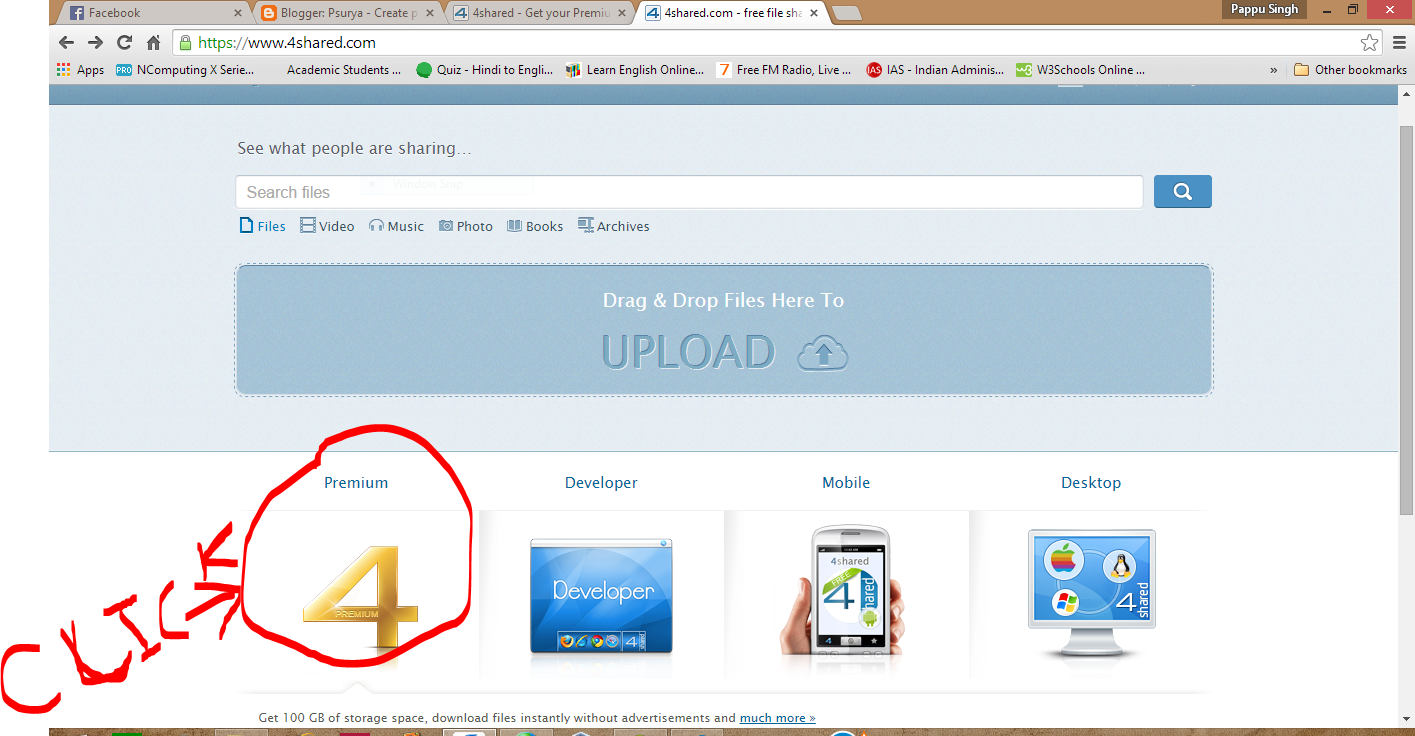 raaz gsm Free 100GB storage online with premium service from 4shared