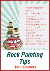 rocks rock painting beginners tips painted stone animals paint stones nativity sets find paints brushes pebbles protect seal garden crafts
