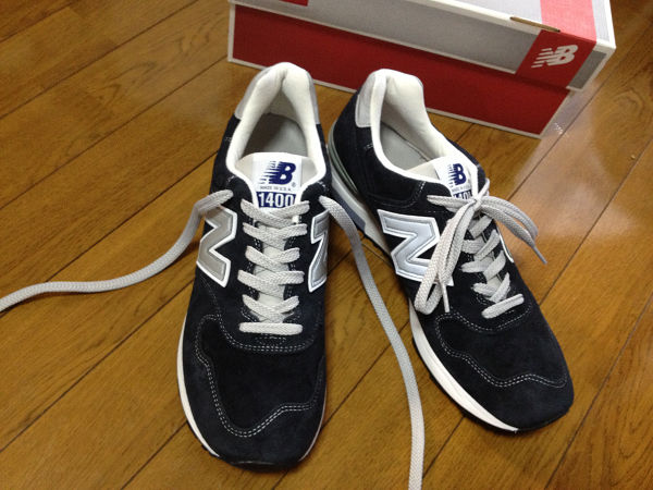 With or without denim: J.CREW×NEW BALANCE M1400 "Navy"