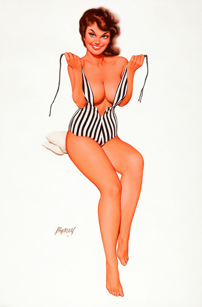 Художник Baron Von Lind. Мастер Pin Up Baron Von Lind