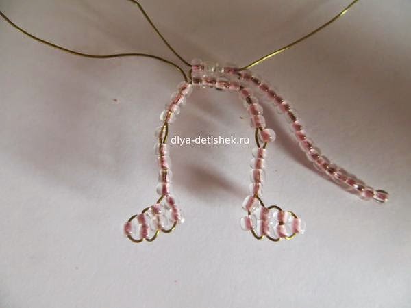 Розовая Пантера из бисера - мастер-класс