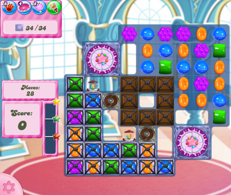 Candy Crush Saga level 2745 Candy Crush Saga level 2745