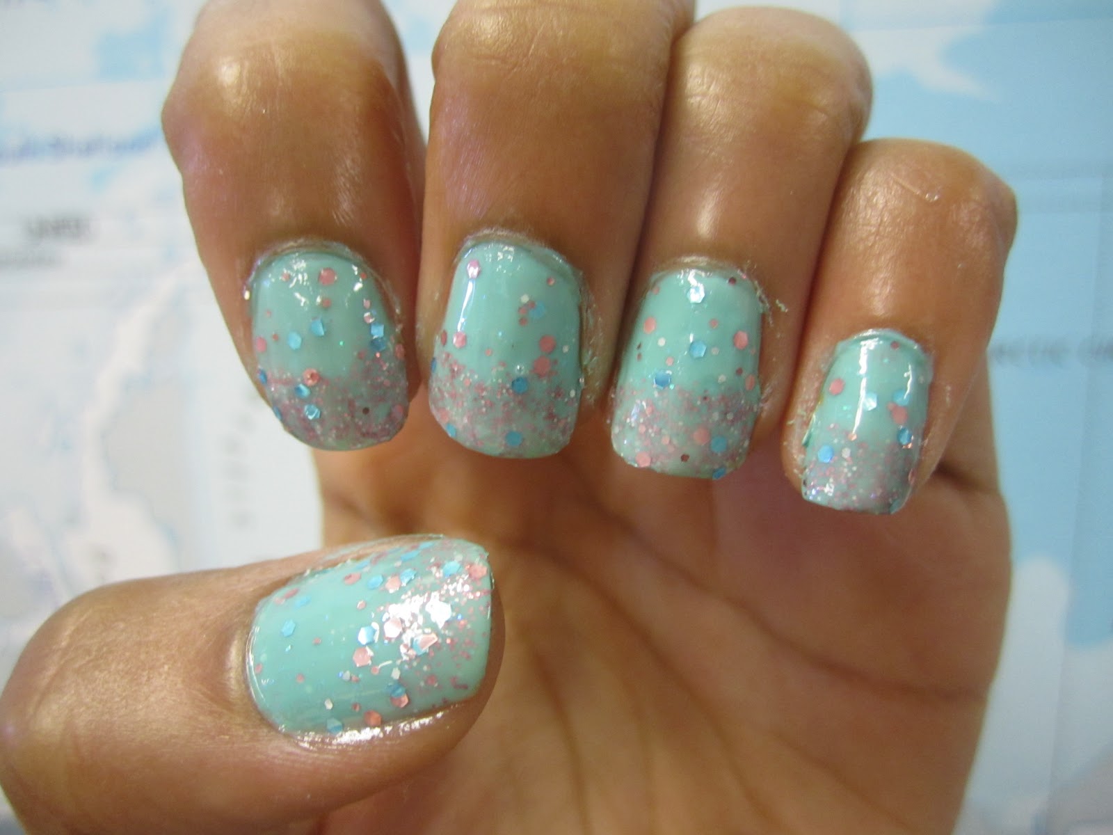 6. Pink and Silver Mermaid Inspired Nails - wide 11