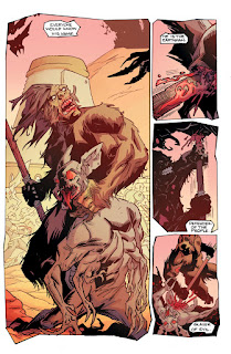 Bigfoot Sword of the Earthman Issue #2 comic book preview barbarian graphic novel
