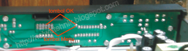 tombol menu dan ok Upgrade MHDE New