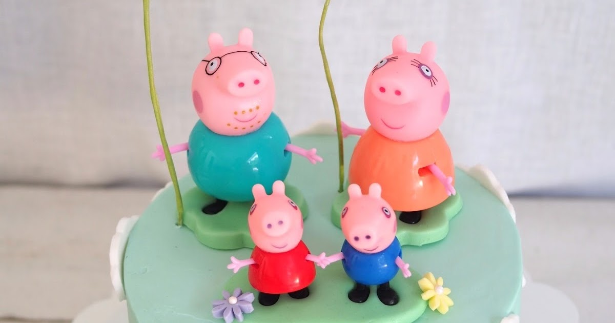 Peppa Pig Birthday Cake Near Me Dough and Batter a