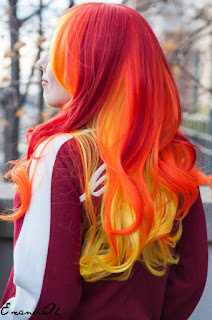 Adding Bright Color With Hair Extensions Mcsarahair
