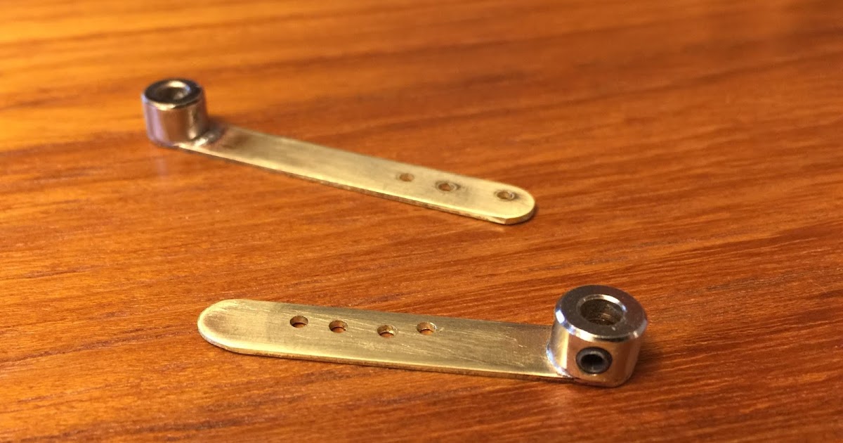 1/8" Rudder Control Steering Arm for RC Sailboats