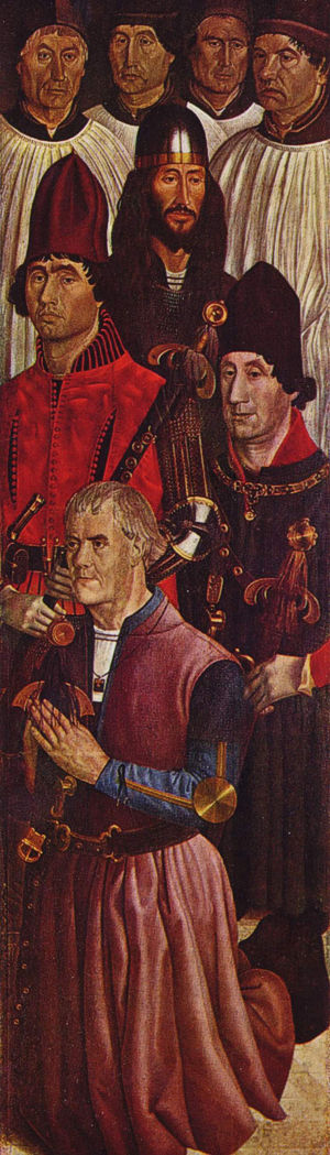 O Painel dos Cavaleiros, no políptico de S. Vicente