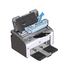 remove laser printer toner