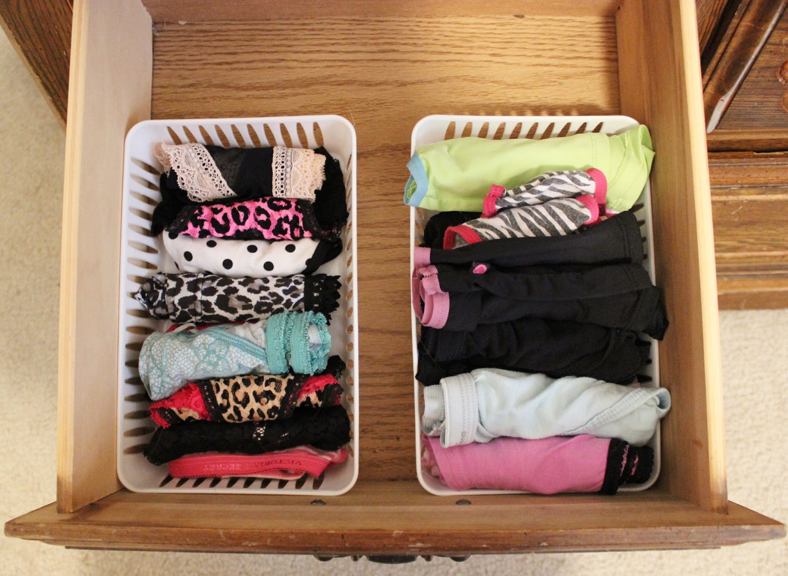 Lovely On a Budget ORGANIZING SOCK DRAWER