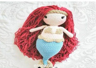 PATRON GRATIS SIRENA AMIGURUMI 36381