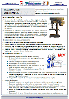 Ficha herramienta en el taller de tecnología: TALADROS