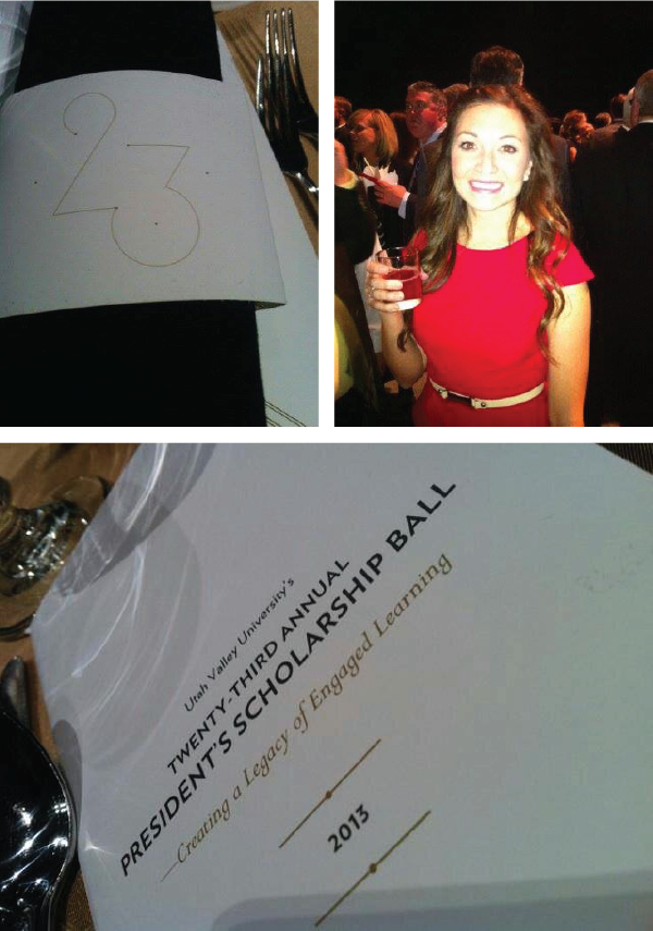 West end girl UVU SCHOLARSHIP BALL