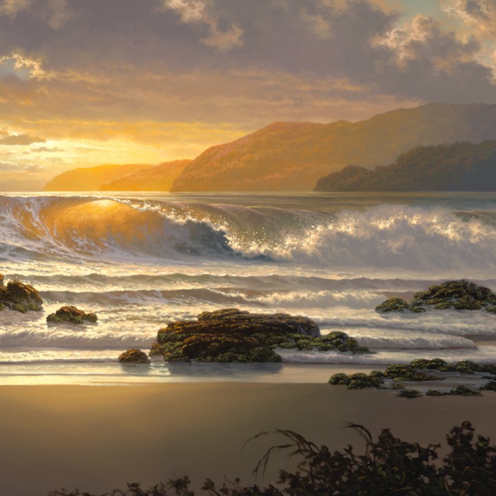 Roy Tabora e suas praias resplandecentes ~ Pintor havaiano