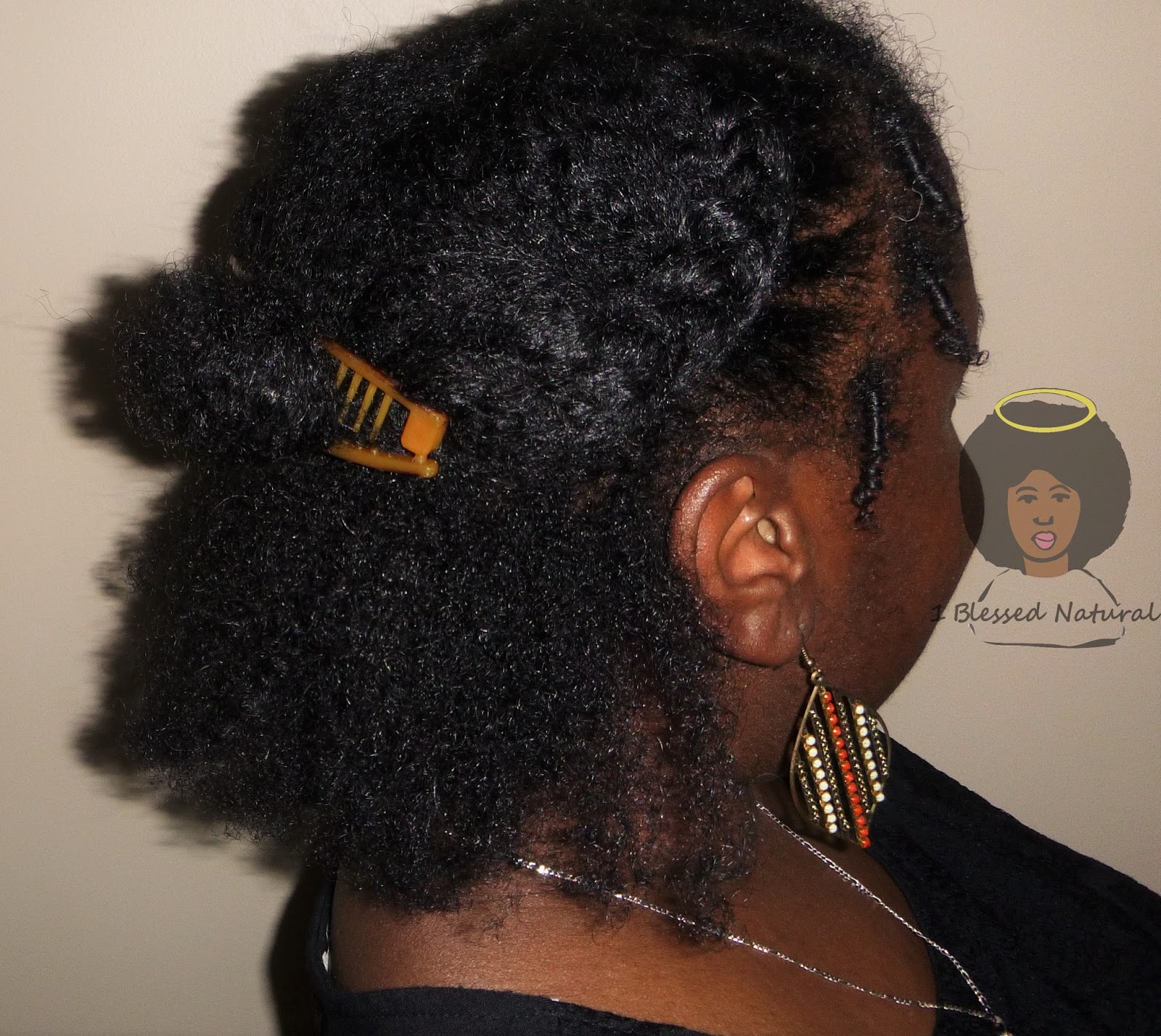 New Go To Natural Hairstyle Two French Braids Half Up