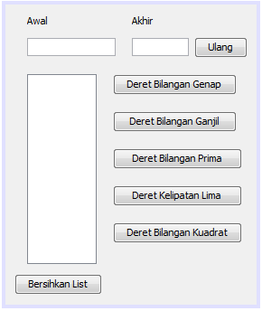 Contoh Program Looping pada Java NetBeans