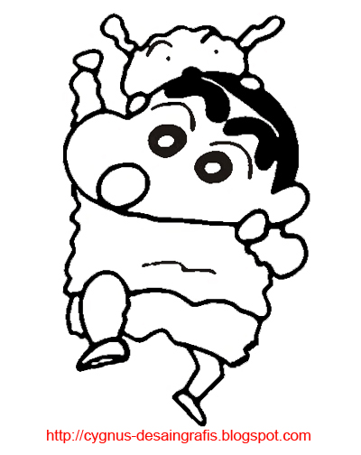 Gambar Mewarnai Gambar Cartoon Click Kartun Sincan di Rebanas - Rebanas