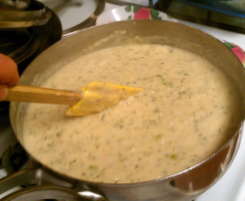 Kissing the Cook Baked Chicken Croquettes with Buttermilk White Sauce