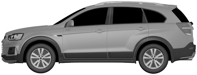 Nova Chevrolet Captiva 2017 Nova Chevrolet Captiva 2017