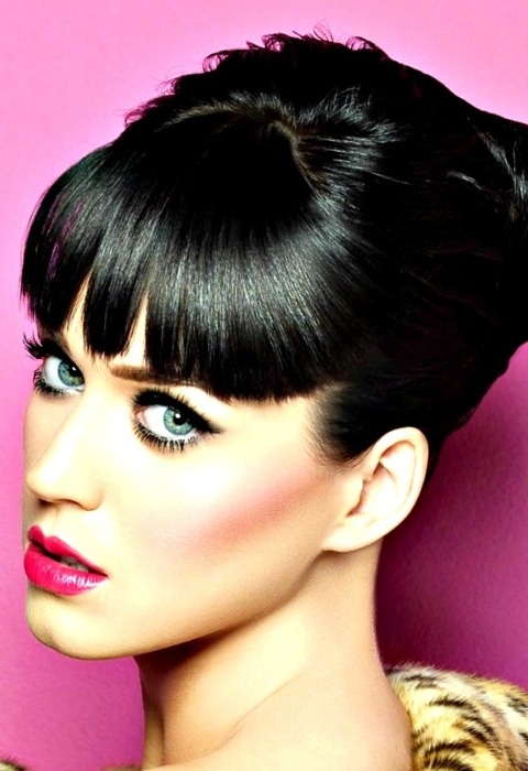Katy Perry with stunning bang and make up | Luvtolook | Virtual Styling