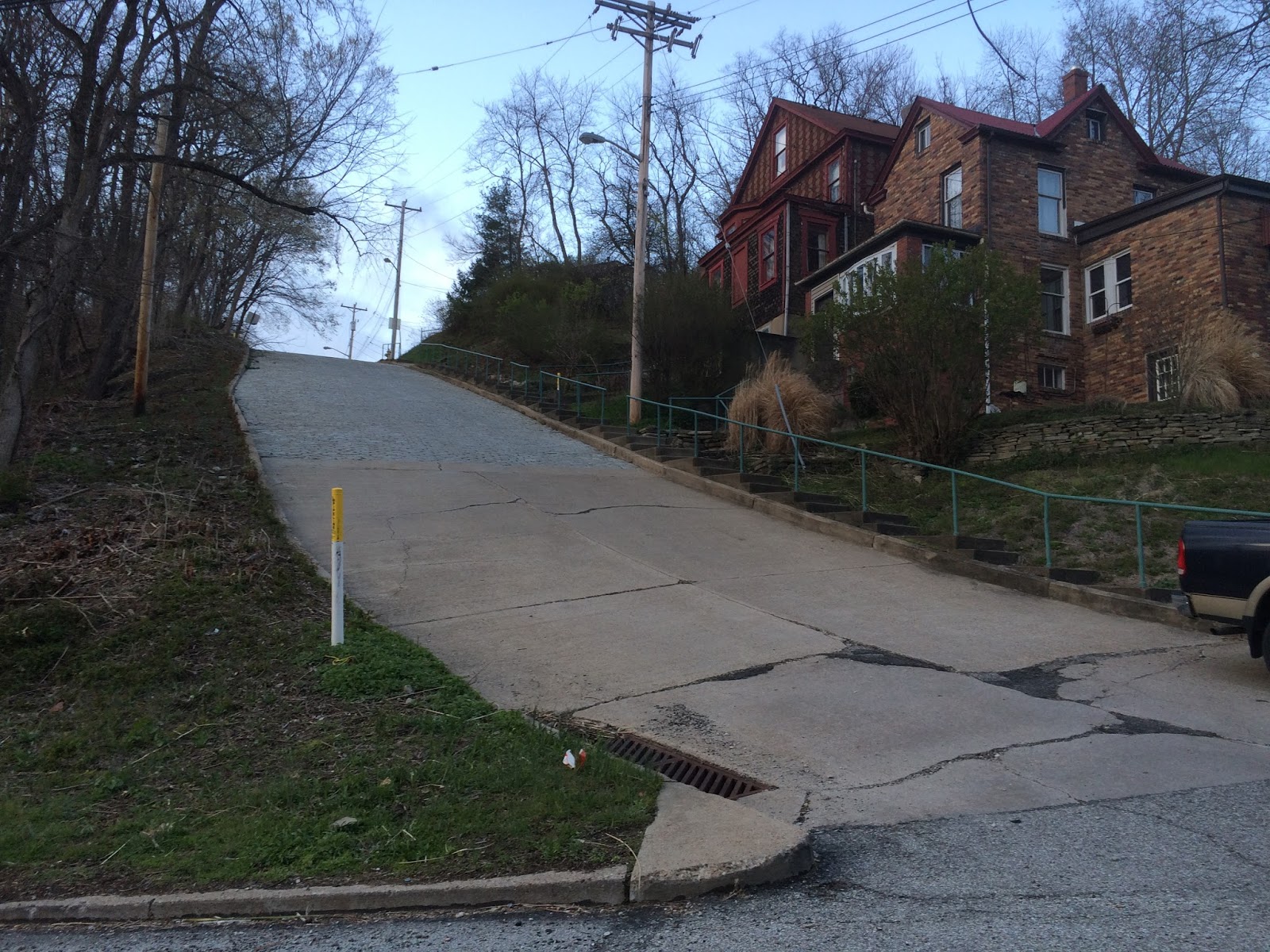 The Surprising Streets of Pittsburgh Steep Roads, a Wooden Street, and