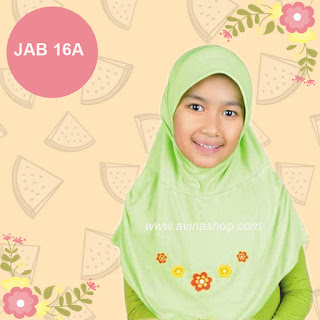 jilbab anak delima Jab 16A